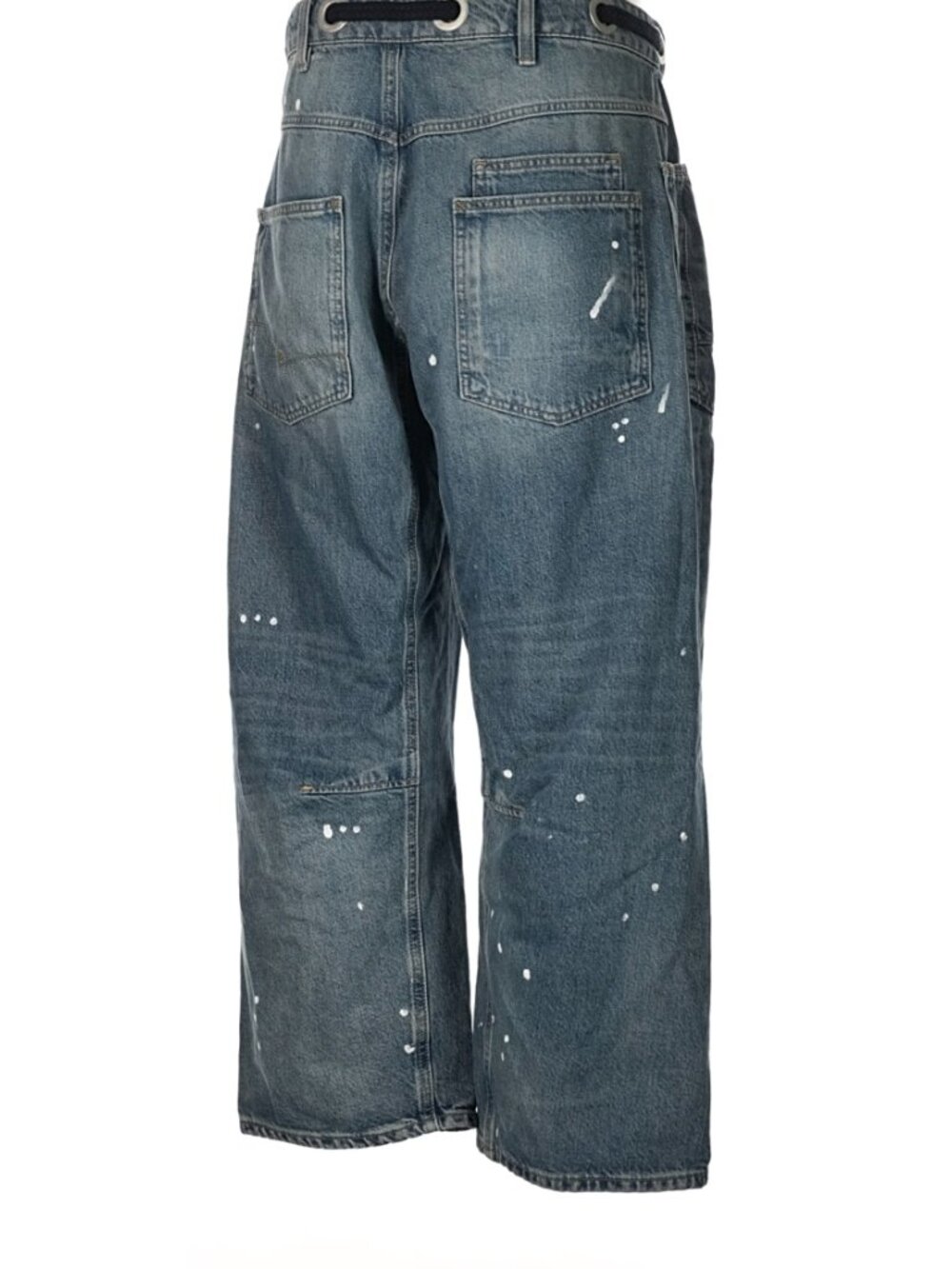 We The Free Distressed Blue Wide-Leg Jeans - Picture 5 of 14